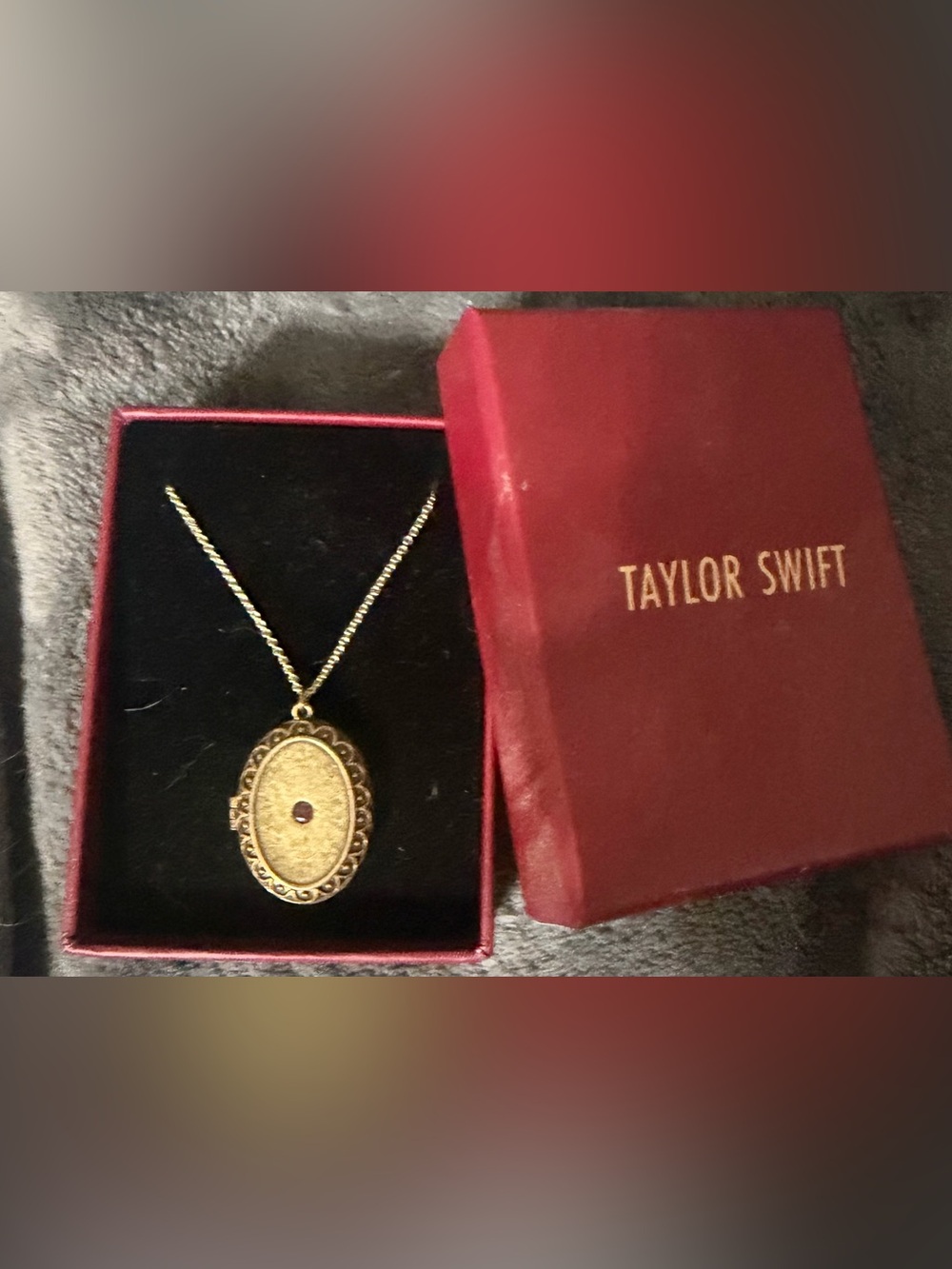 Taylor Swift We’ll Run Locket Necklace New Never Worn